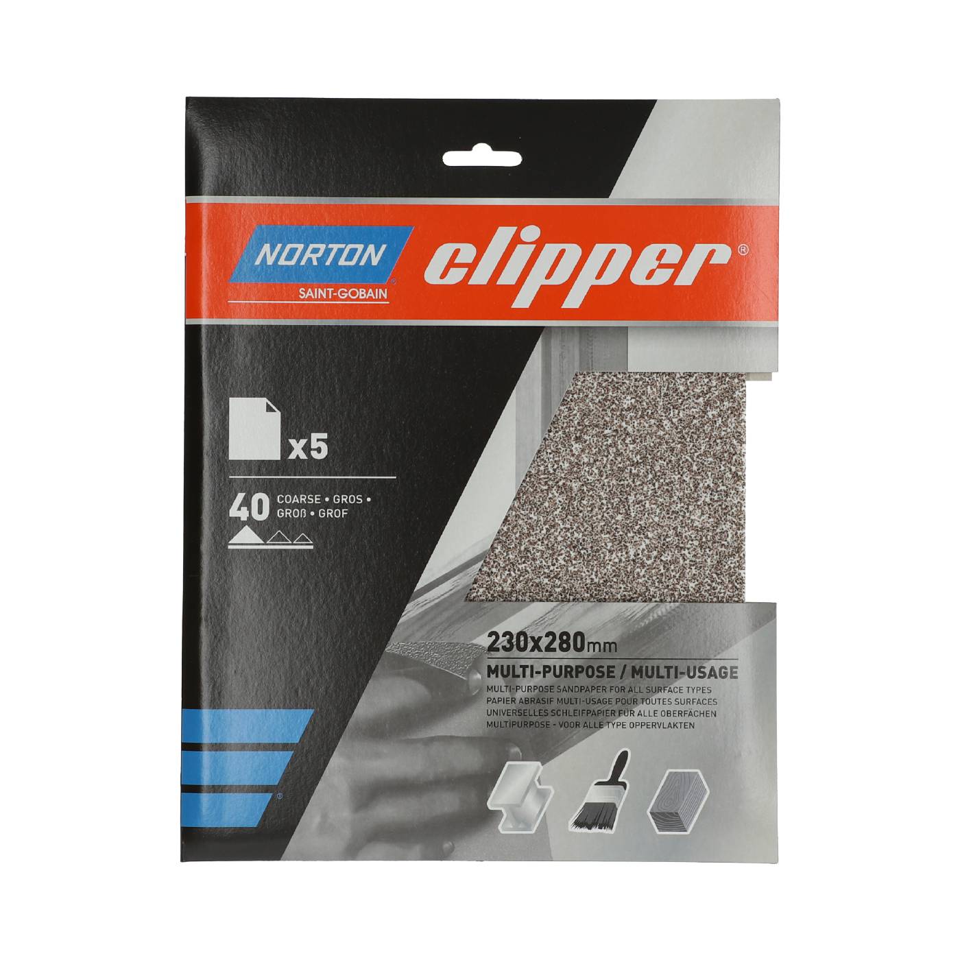 Slipark Clipper 230 x 280 mm SB Norton – bild 1