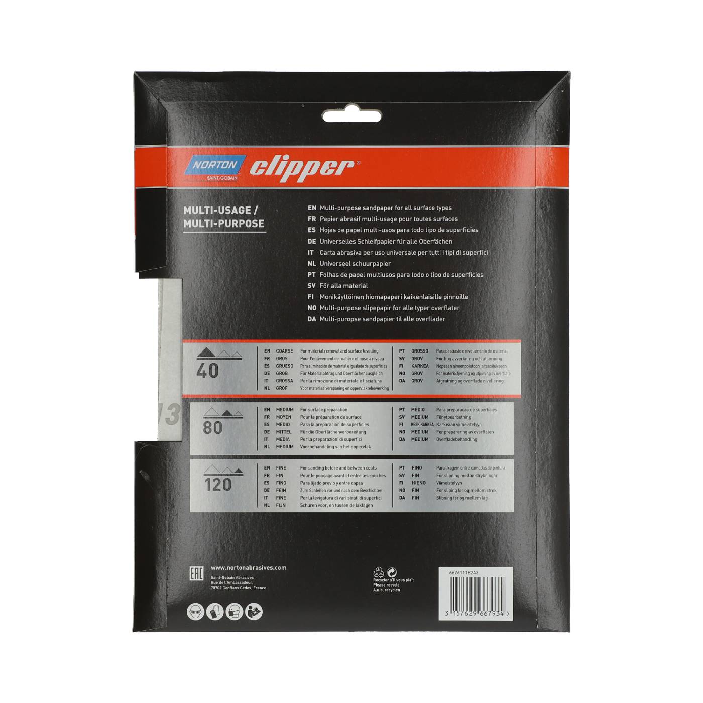 Slipark Clipper 230 x 280 mm SB Norton – bild 2