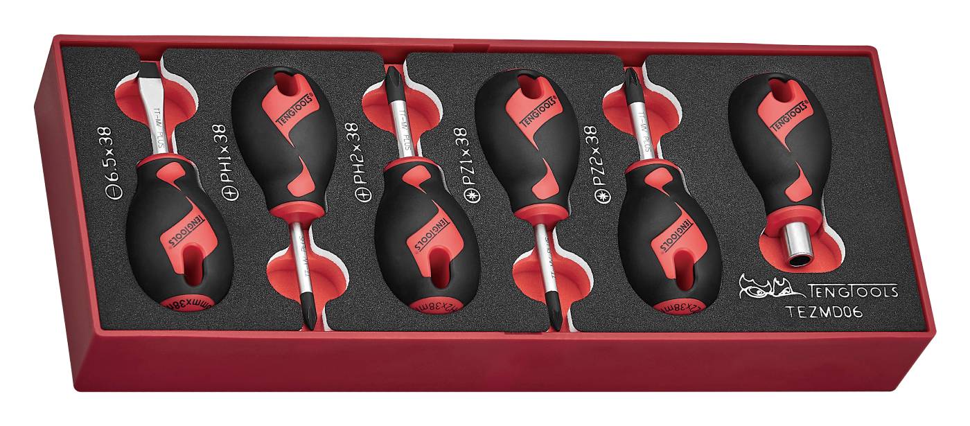 Skruvmejselsats Teng Tools TEZMD06