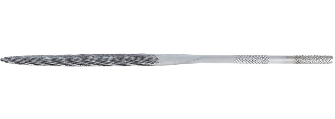 Nålfil (halvrund profil) medelfin huggning, 160 mm Bludan