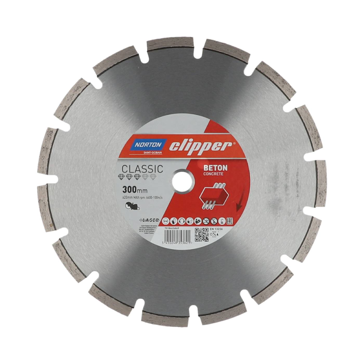 Diamantkaplinga Norton Clipper Classic Beton