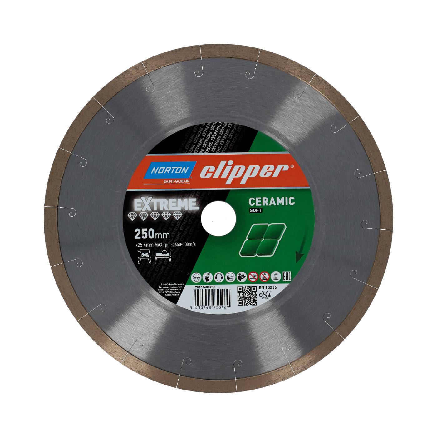 Diamantkapklinga Norton Clipper Extreme Ceramic Soft