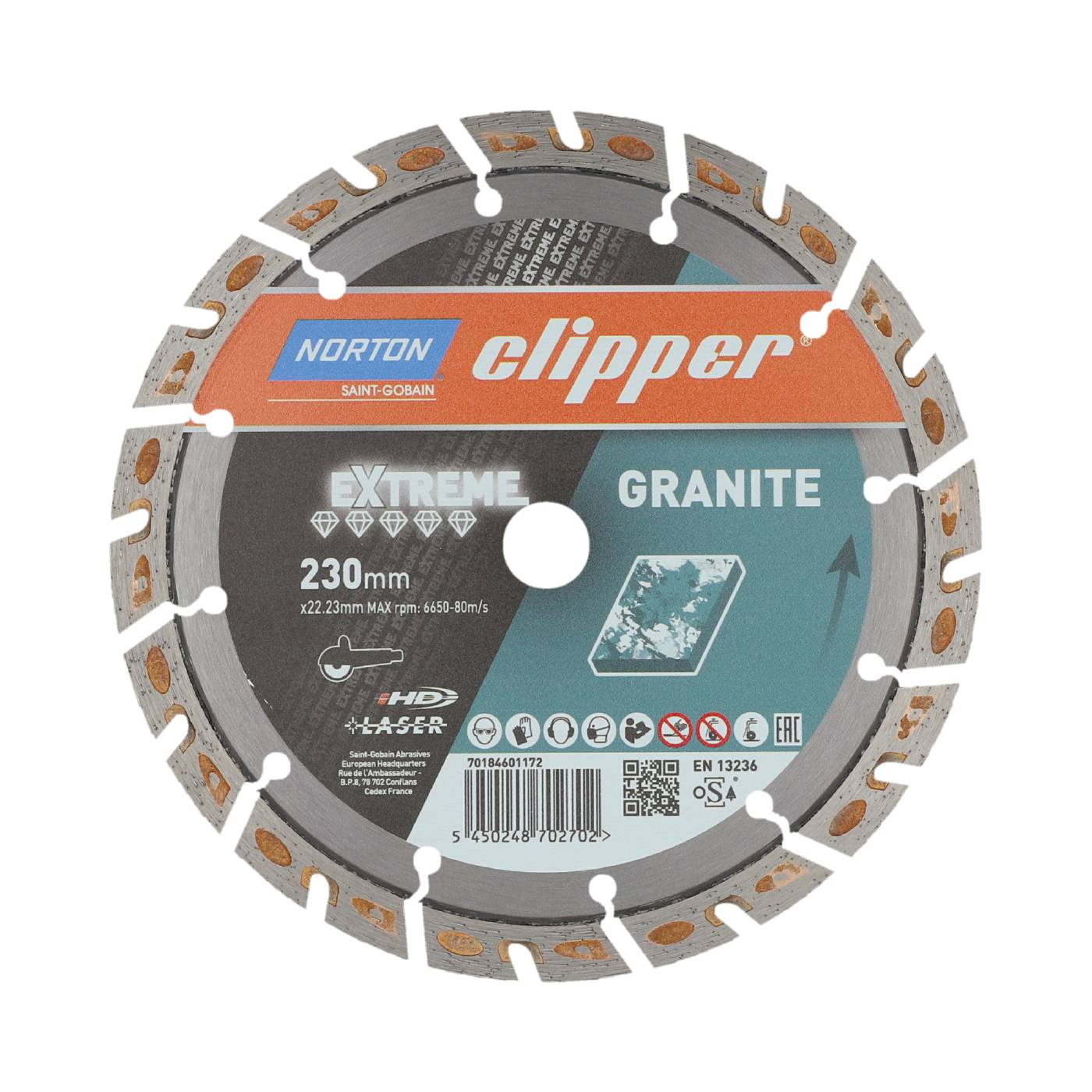 Diamantkapklinga Norton Clipper Extreme Granite