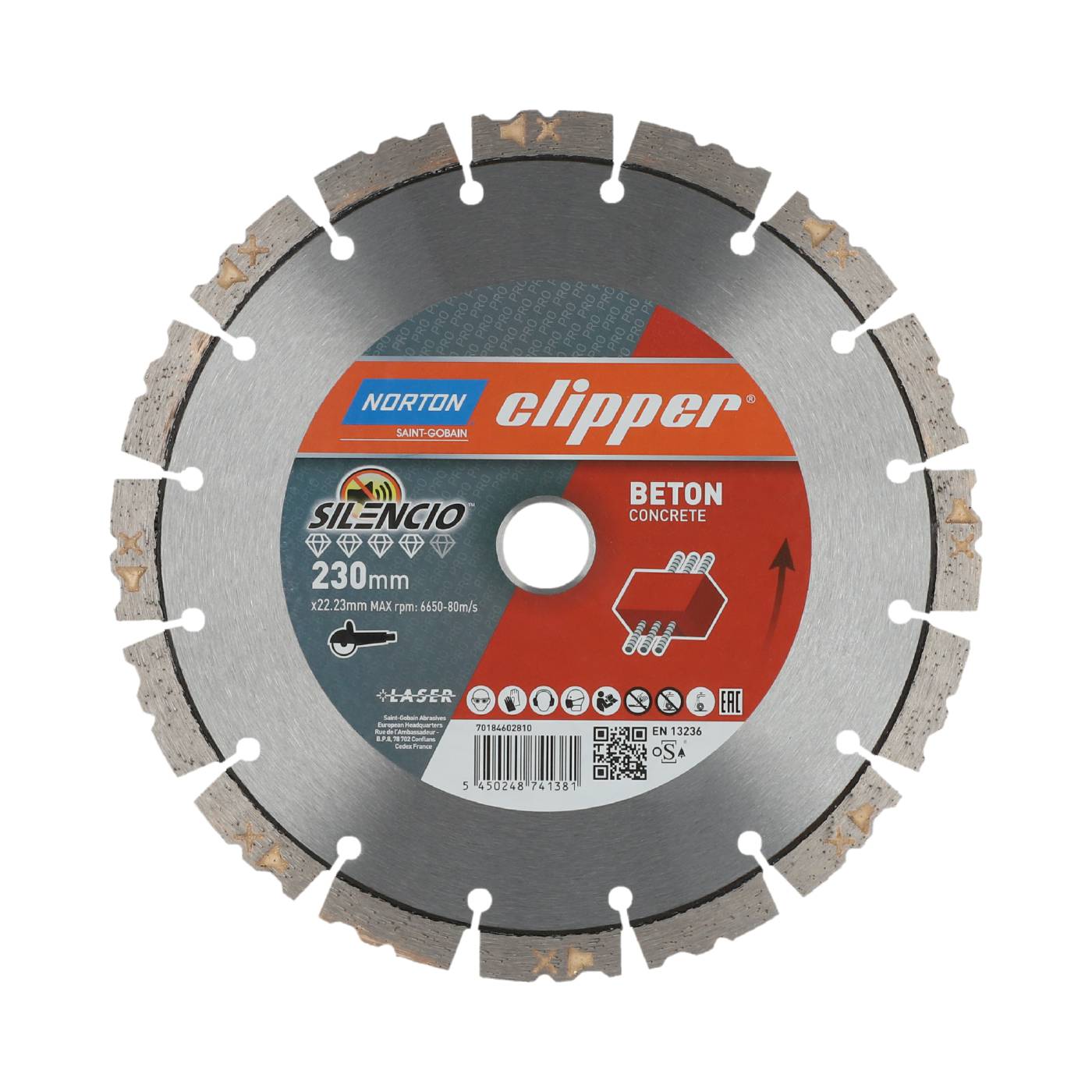 Diamantkaplinga Norton Clipper Extreme Beton Silencio