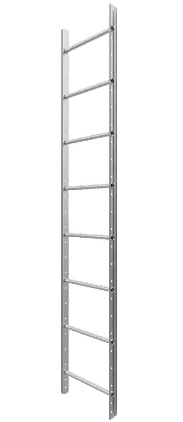Vägg- och takstege stål W.steps Ladders
