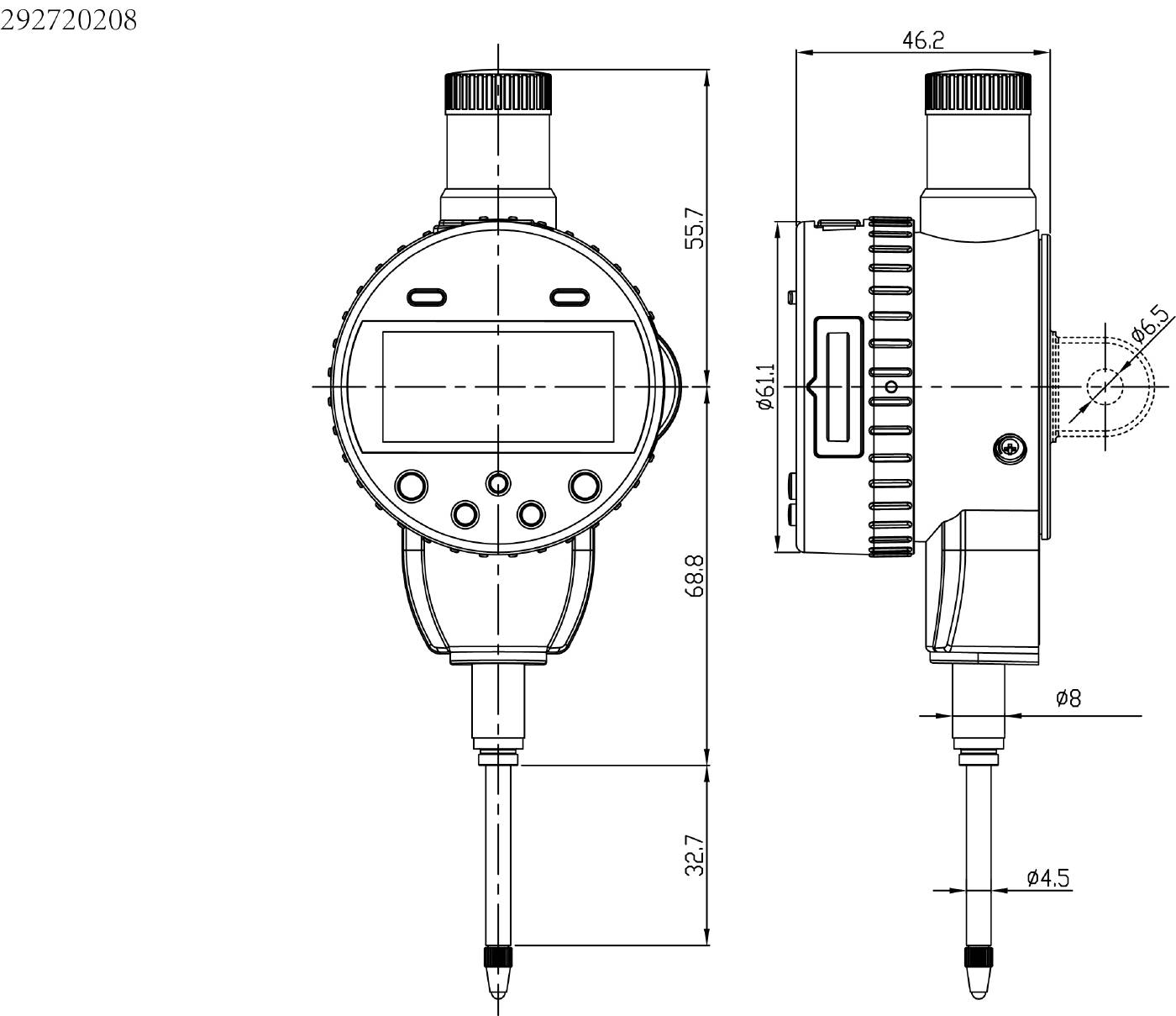 Digital mätklocka DDC ABS Limit – bild 2