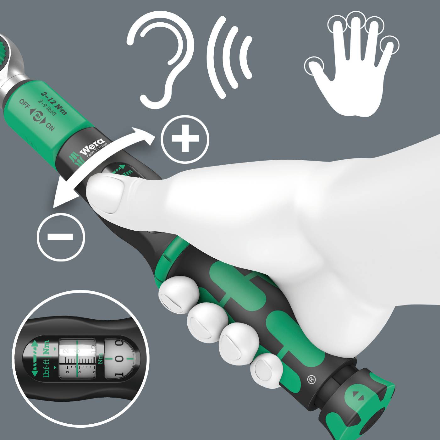Utlösande momentnyckel Wera Safe-Torque A1 – bild 2