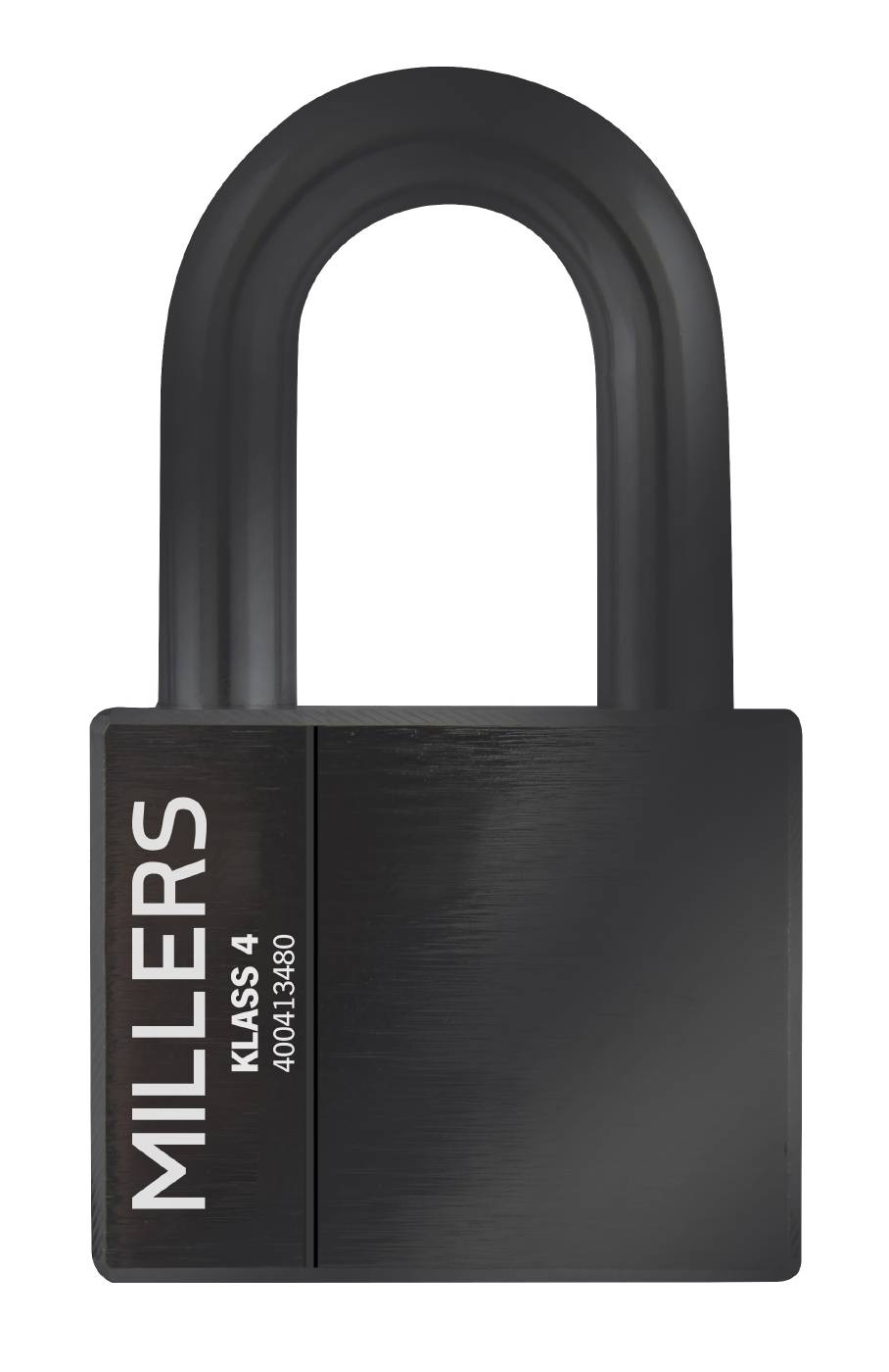 Hänglås klass 3 och klass 4 svart MILLERS