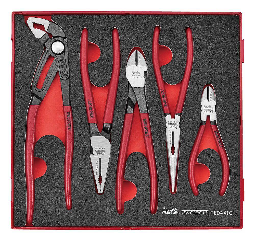 5-delars tångsats. TengTools TED441Q