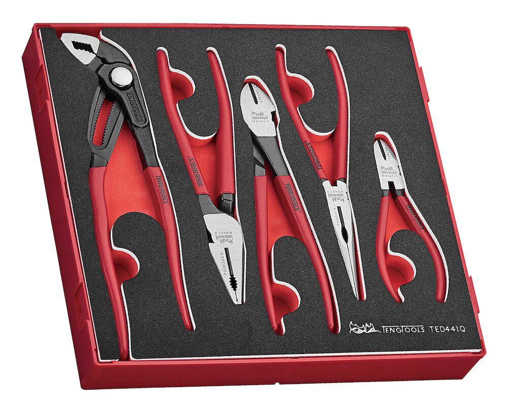 5-delars tångsats. TengTools TED441Q – bild 2