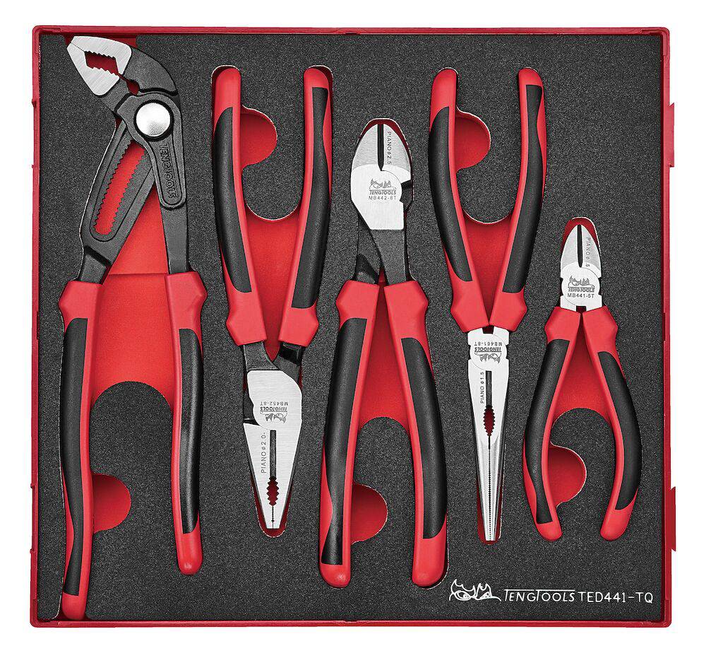 6-delars tångsats. TengTools TED441-TQ