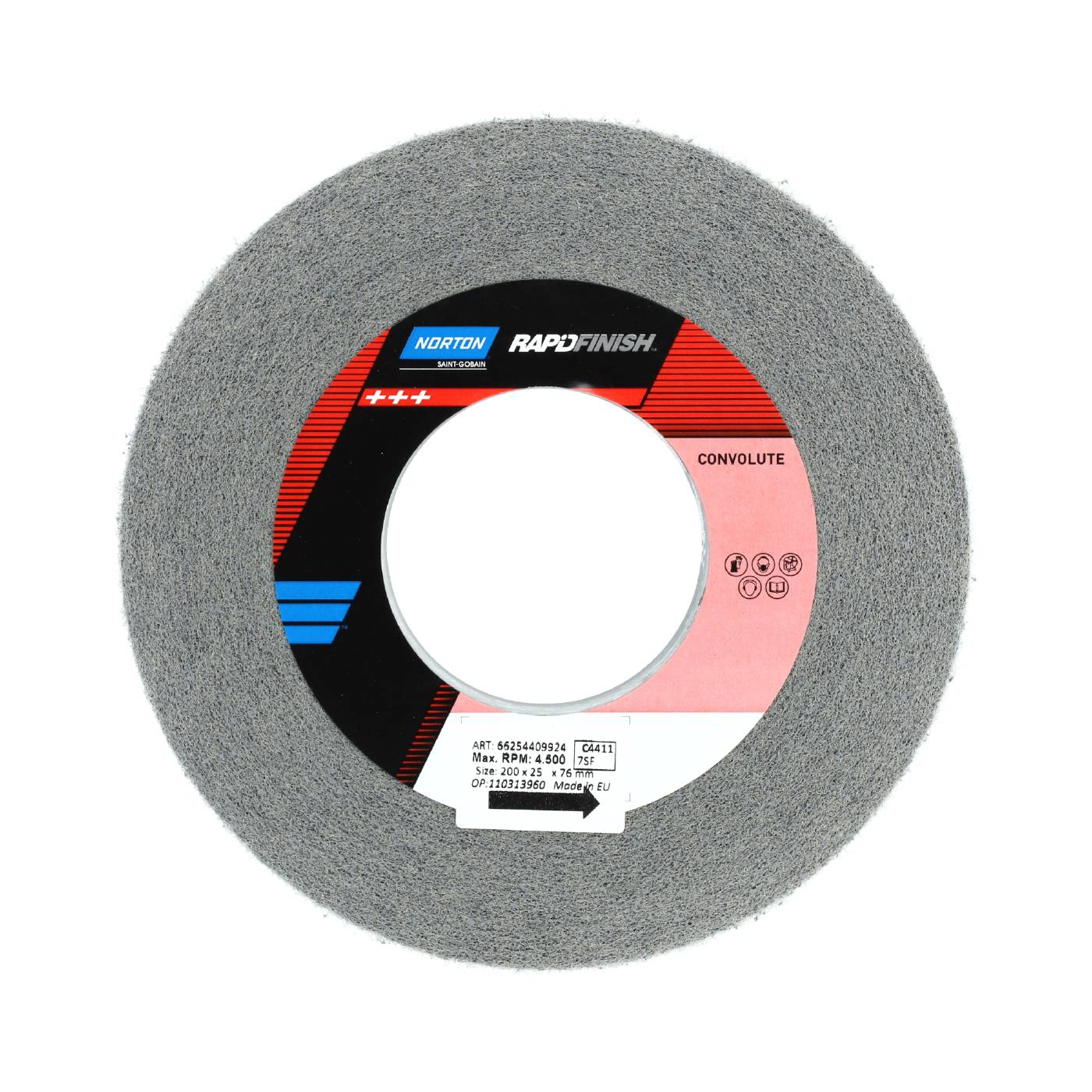Kompaktskiva Norton Bear-Tex Rapid Finish