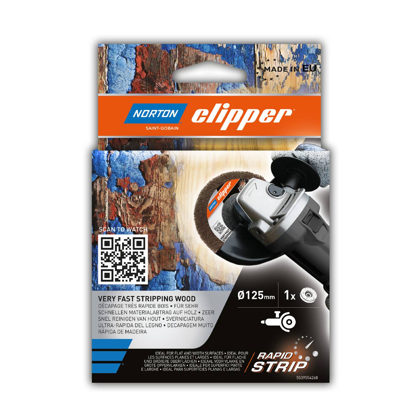 Slipnylonrondell för Wood Clipper Rapid Strip