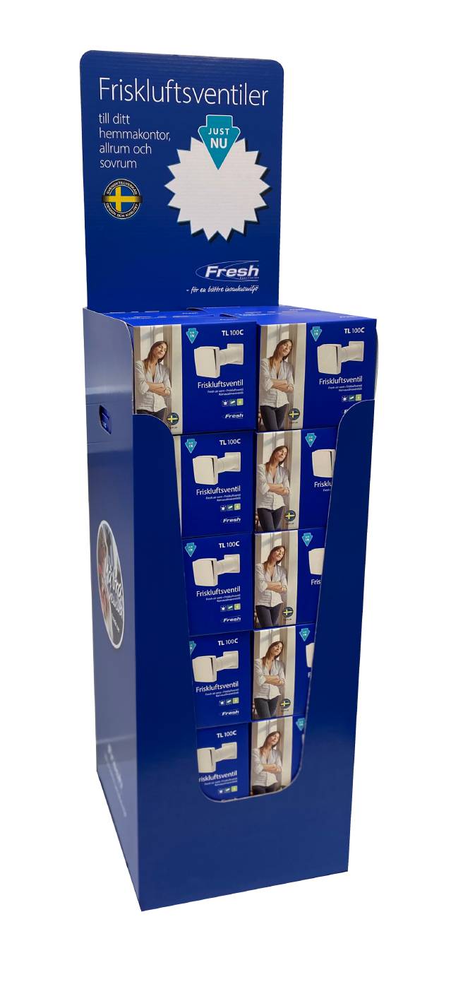 Kampanjställ för väggventil TLC 24-pack Fresh
