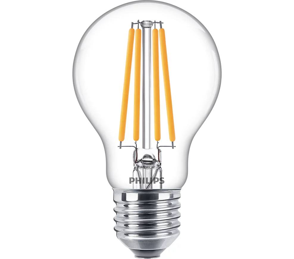Klassisk glödlampa (LED) E27 (klar) Philips