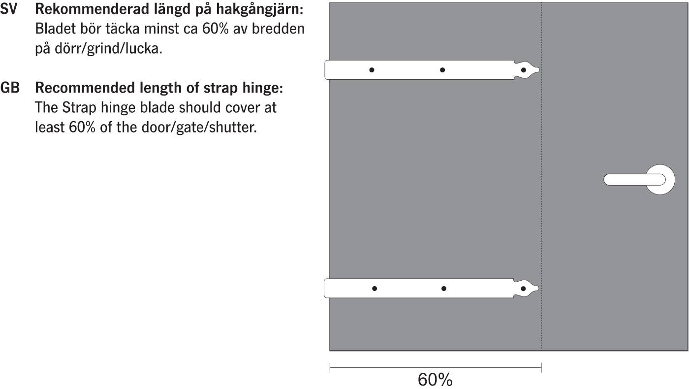 Hakgångjärn 214 MILLERS – bild 2