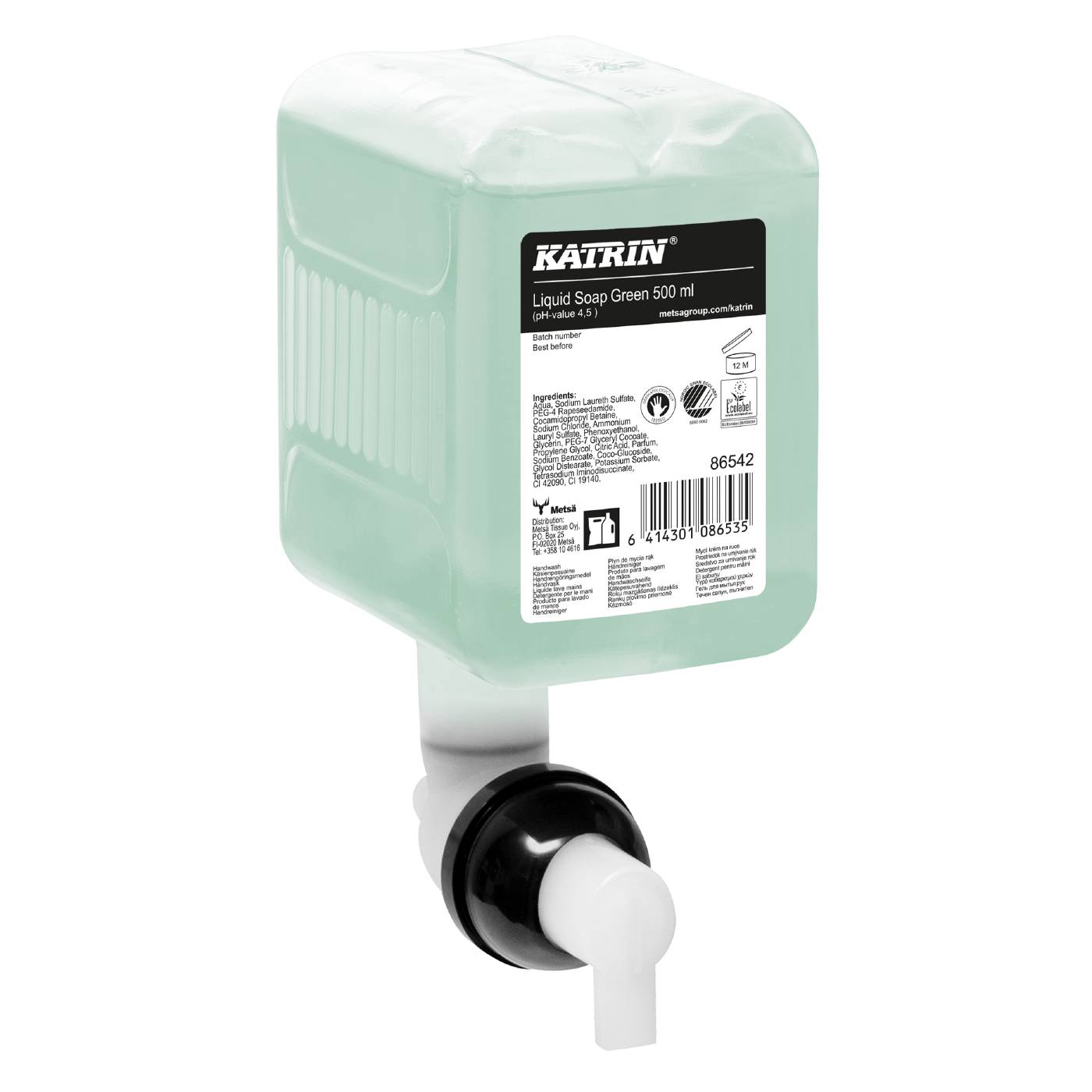 Handtvål för tvåldispenser Katrin 500 ML