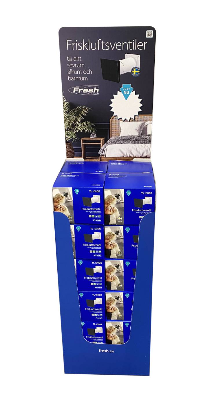 Kampanjställ för väggventil TL100DE 24-pack Fresh