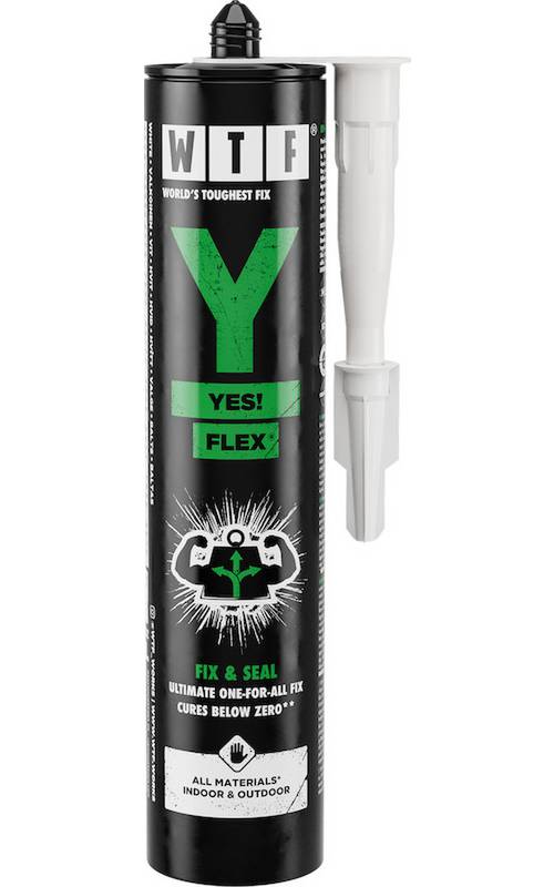 Vidhäftande tätningsmedel Y YES! Flex WTF