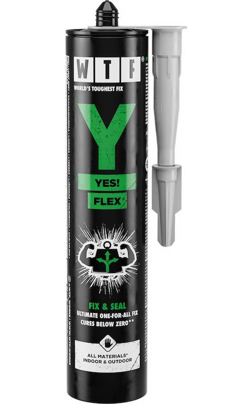 Vidhäftande tätningsmedel Y YES! Flex WTF