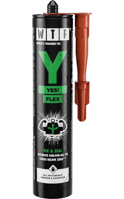 Vidhäftande tätningsmedel Y YES! Flex WTF