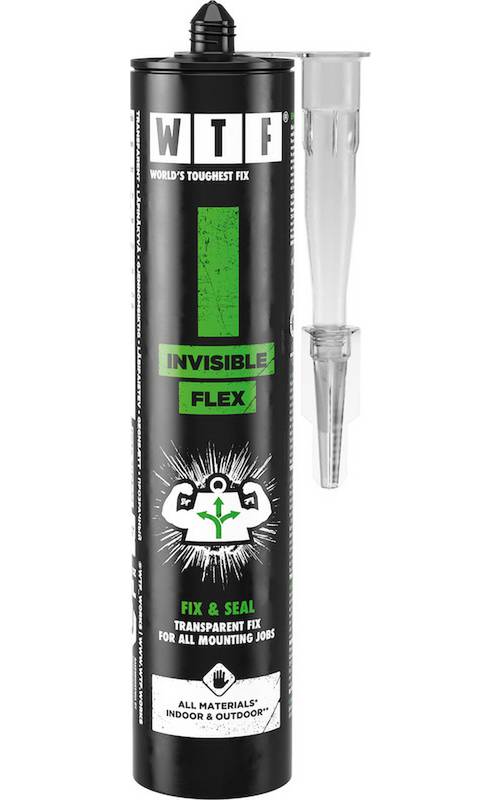 Vidhäftande tätningsmedel I Invisible Flex WTF