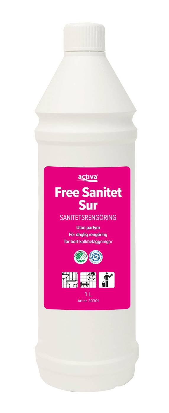 Sanitetsrengöring Activa Free
