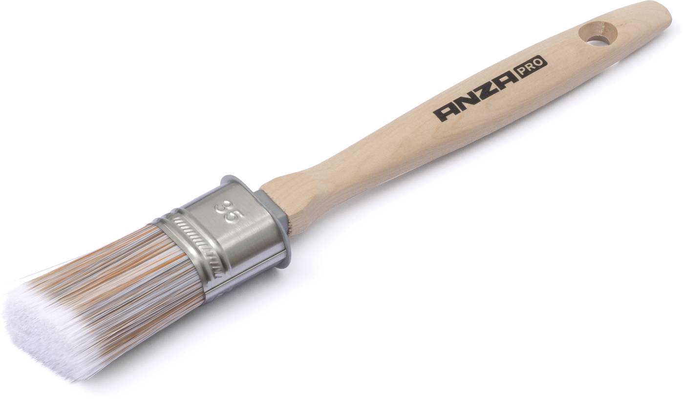 Snedställd ovalpensel Super ANZAPRO Wood