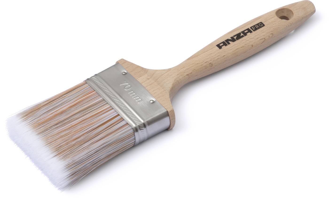 Platt pensel Super Soft ANZAPRO Trä