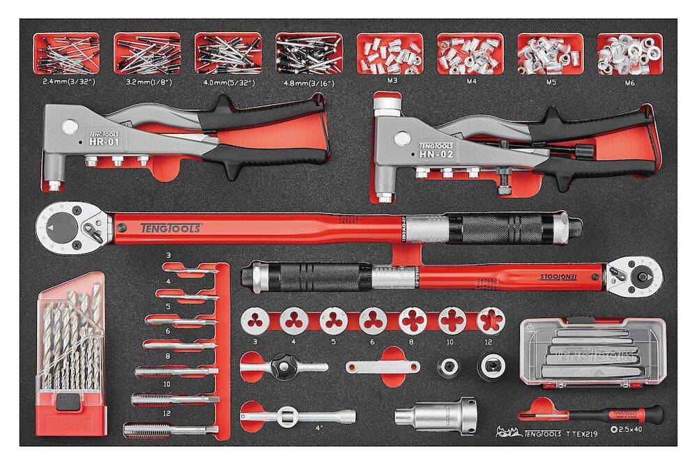 219 delars verktygssats TengTools TTEX219