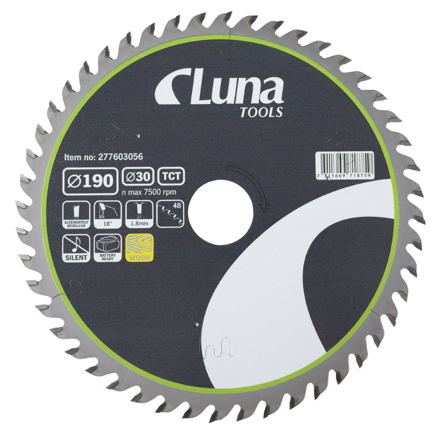 Cirkelsågklinga Luna Extra Thin