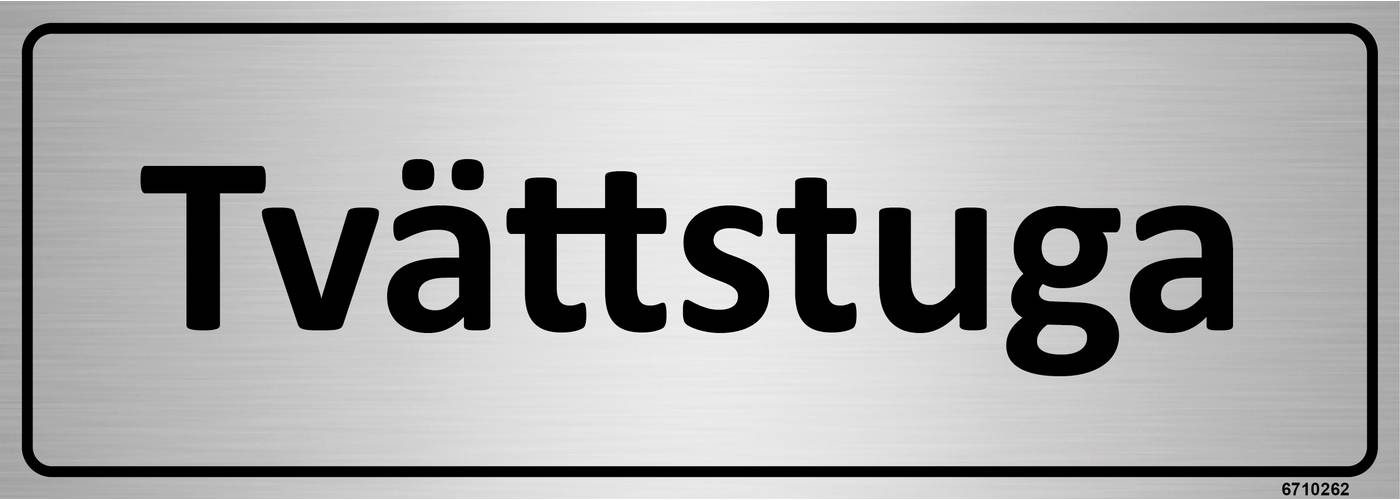 Trivselskylt Unigraphics Tvättstuga