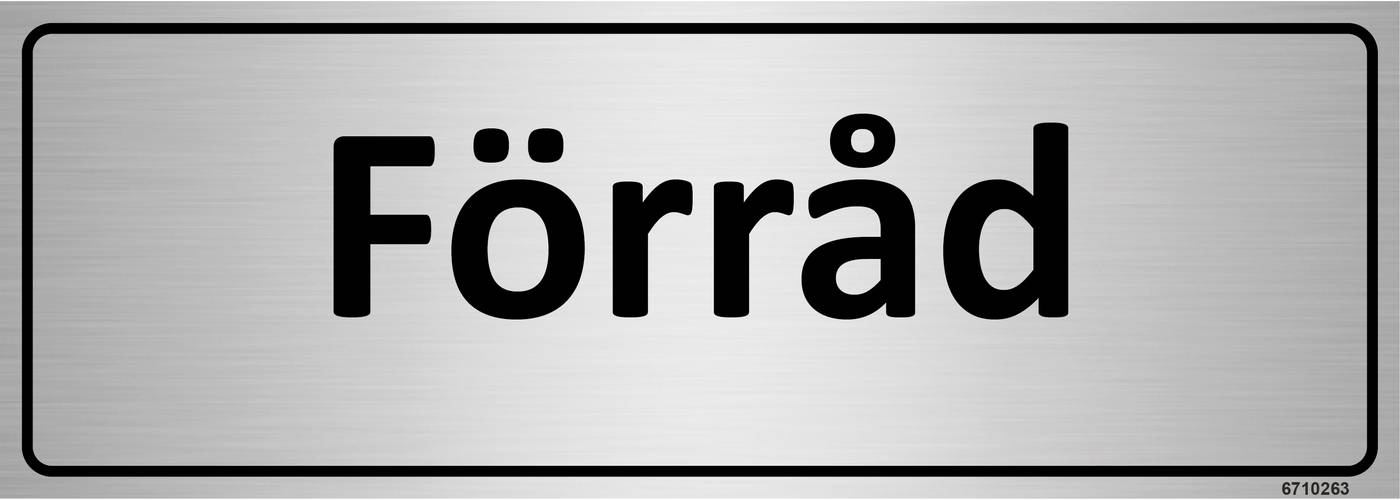 Trivselskylt Unigraphics Förråd