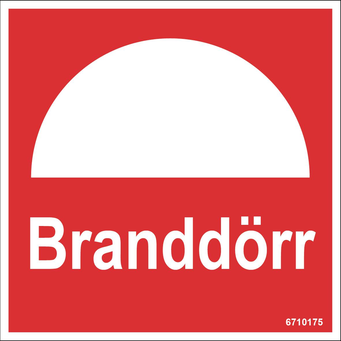Brandskylt Unigraphics Branddörr
