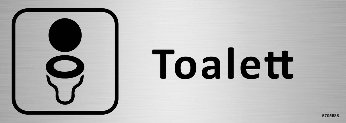 Trivselskylt Unigraphics Toalett