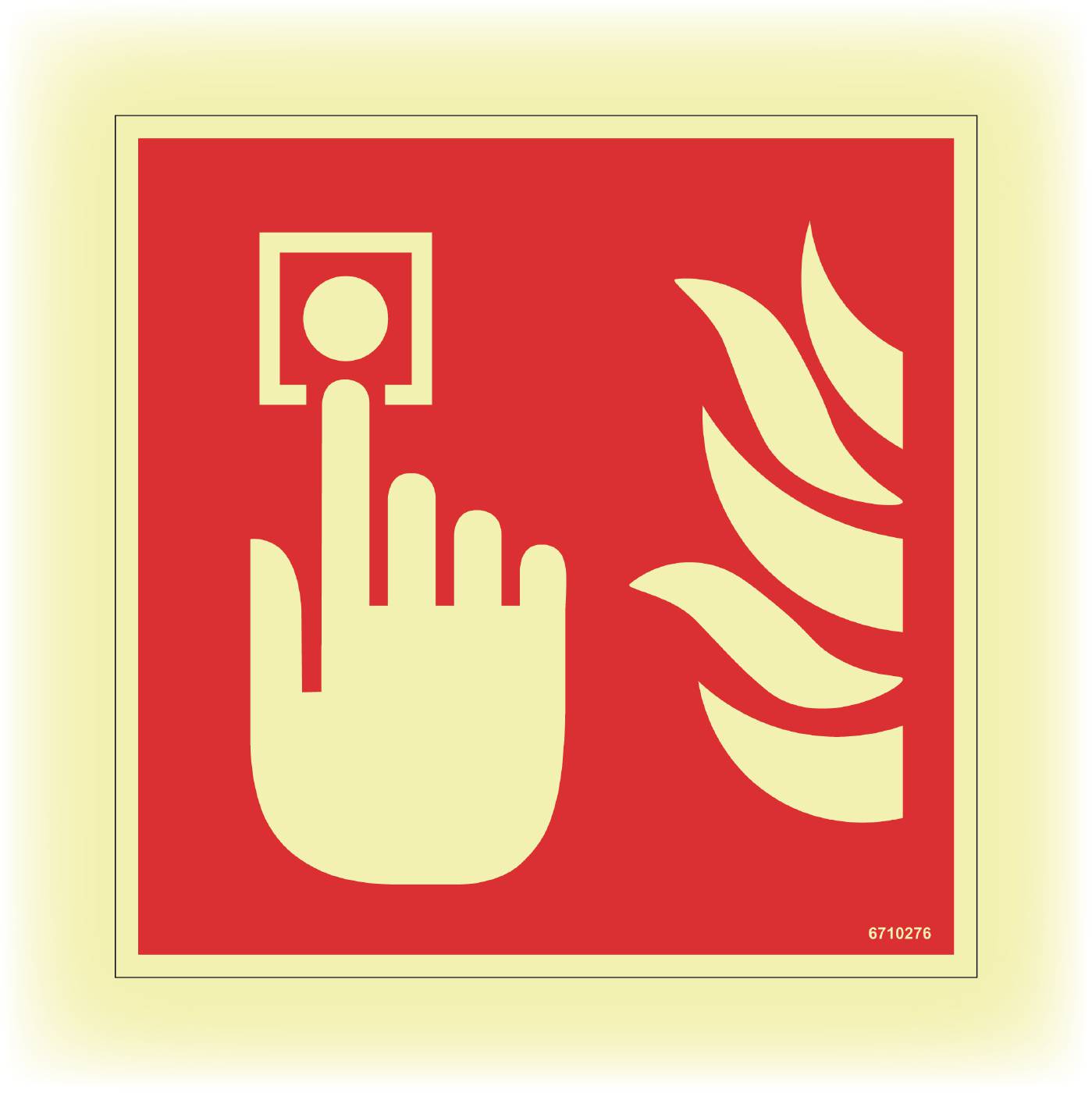 Brandskylt Unigraphics Brandlarmsknapp