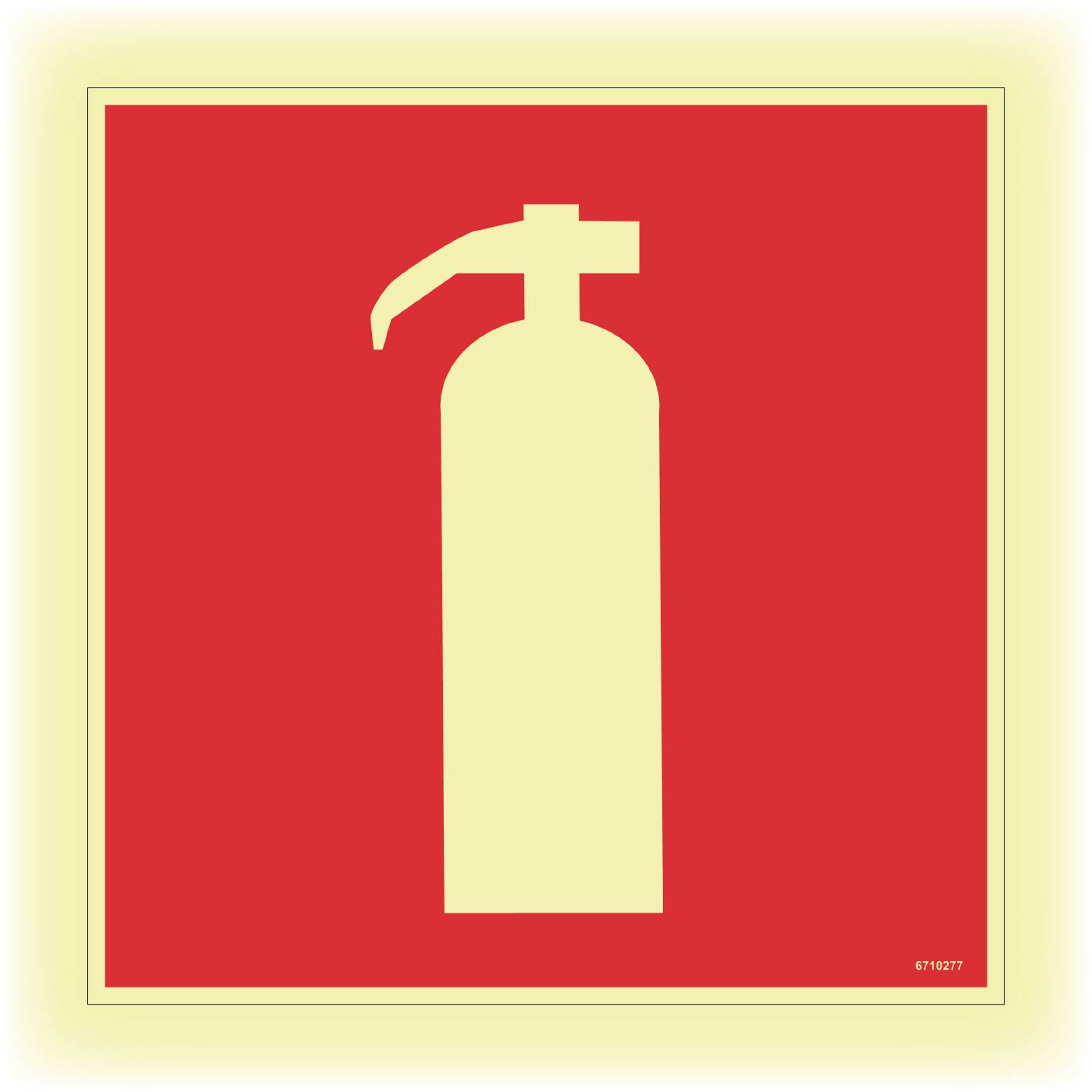 Brandskylt Unigraphics Brandsläckare dubbel