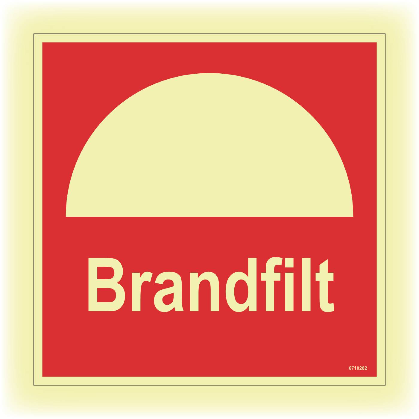 Brandskylt Unigraphics Brandfilt
