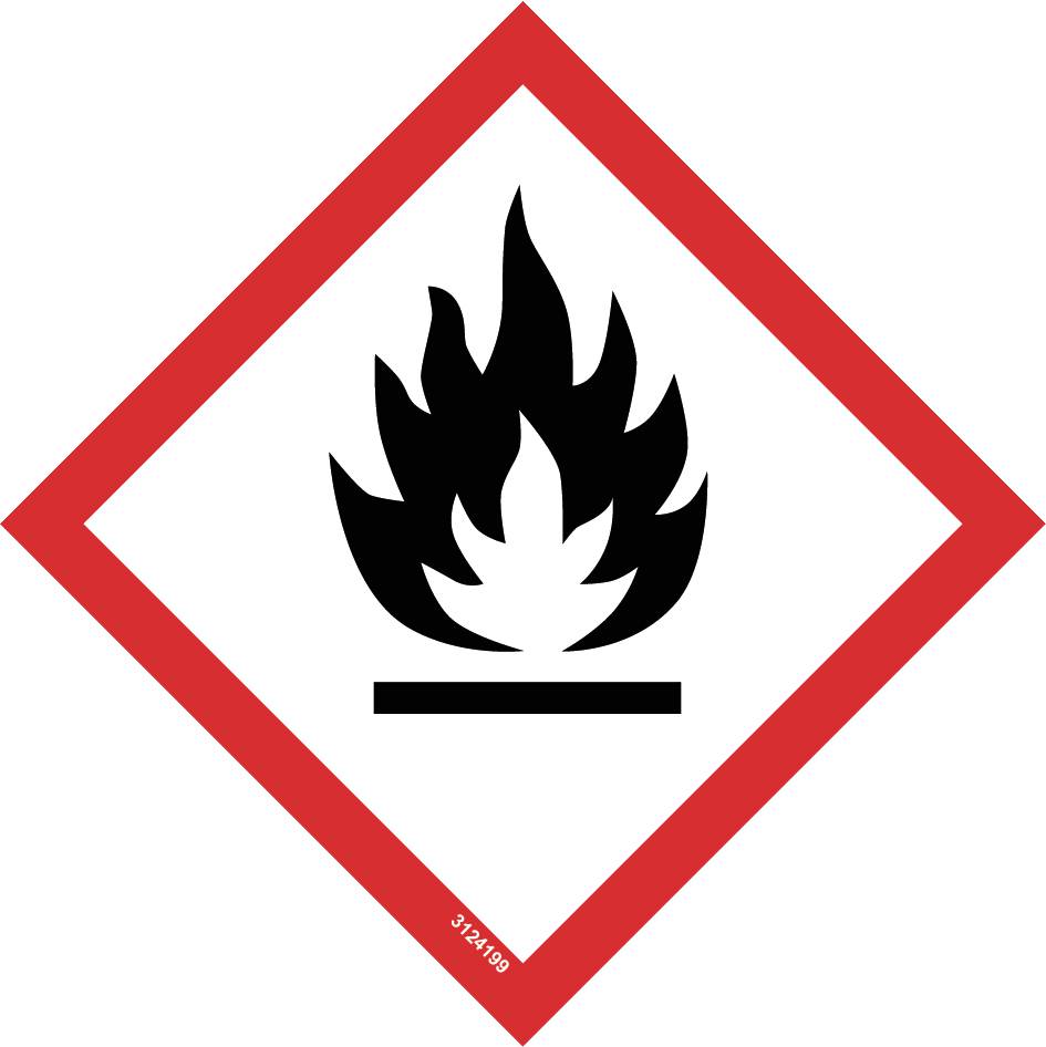 Dekal Unigraphics Kemiska risker CLP Brandfarligt