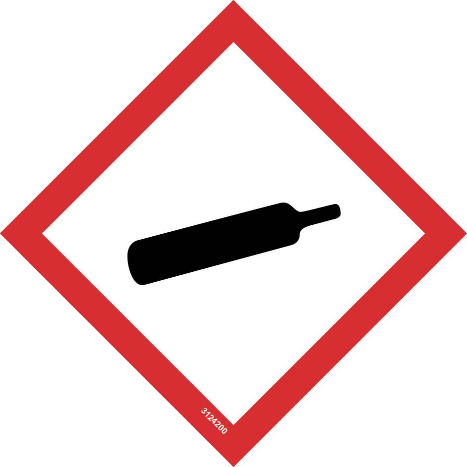Dekal Unigraphics Kemiska risker CLP Gaser under tryck