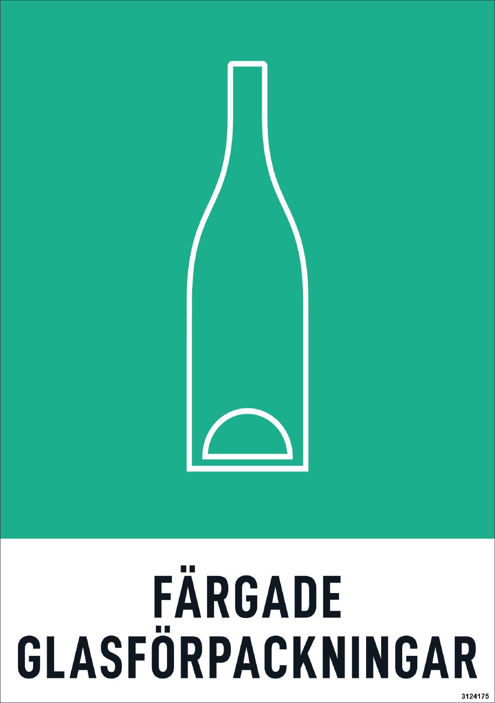 Miljödekal Unigraphics Färgat glas