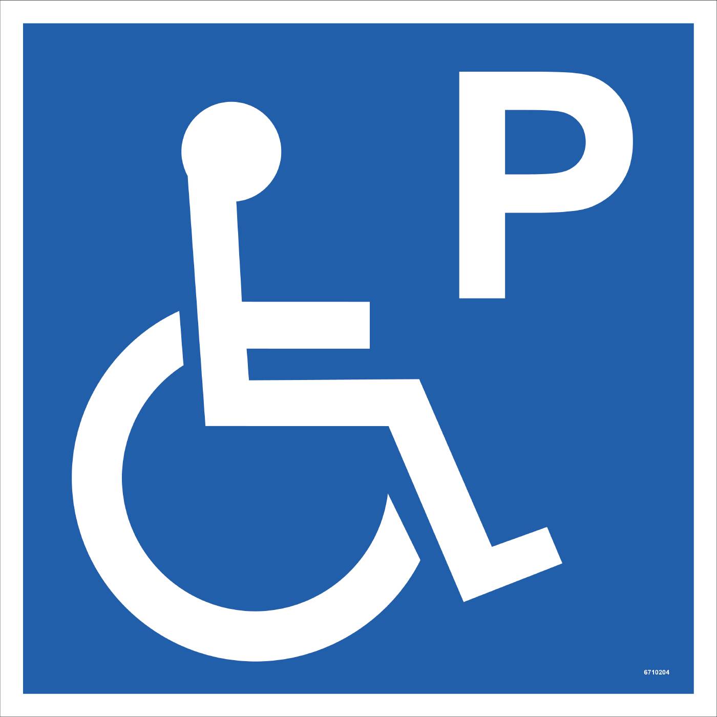 Parkeringsskylt Unigraphics Parkering handikapp