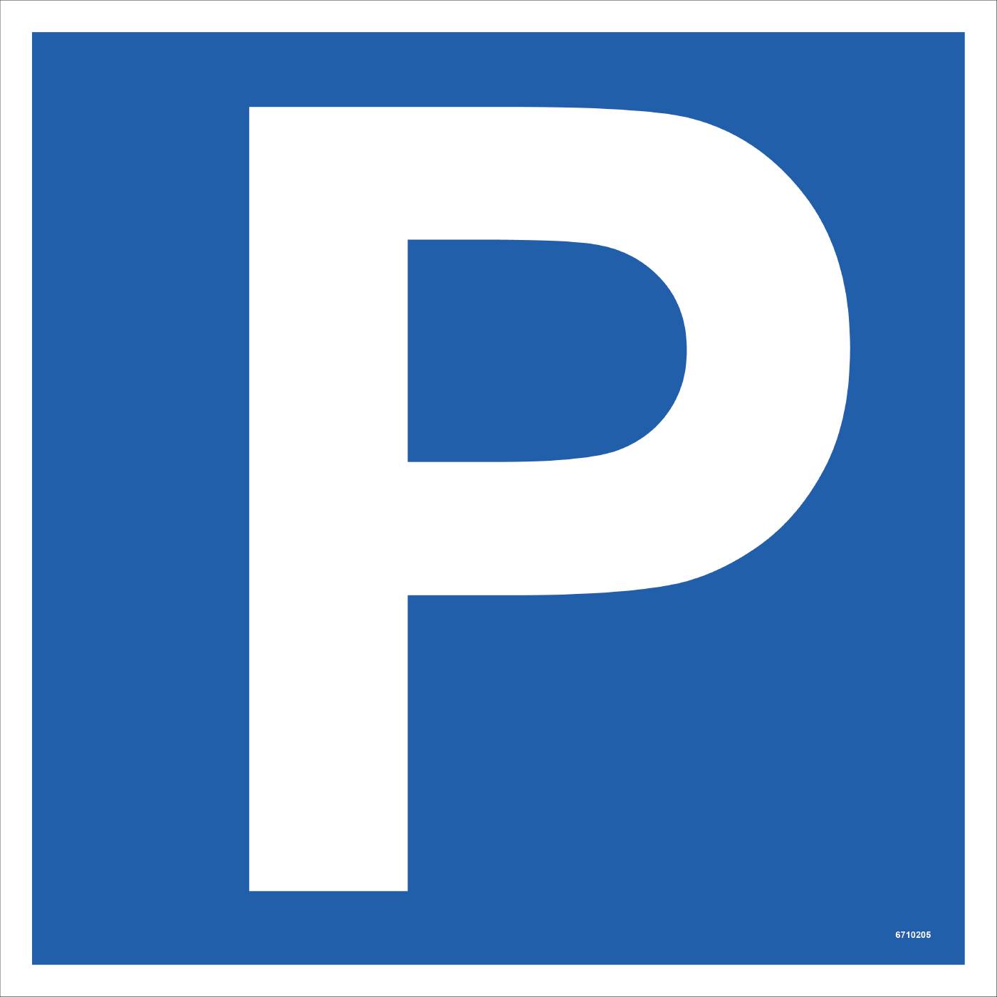Parkeringsskylt Unigraphics Parkering P