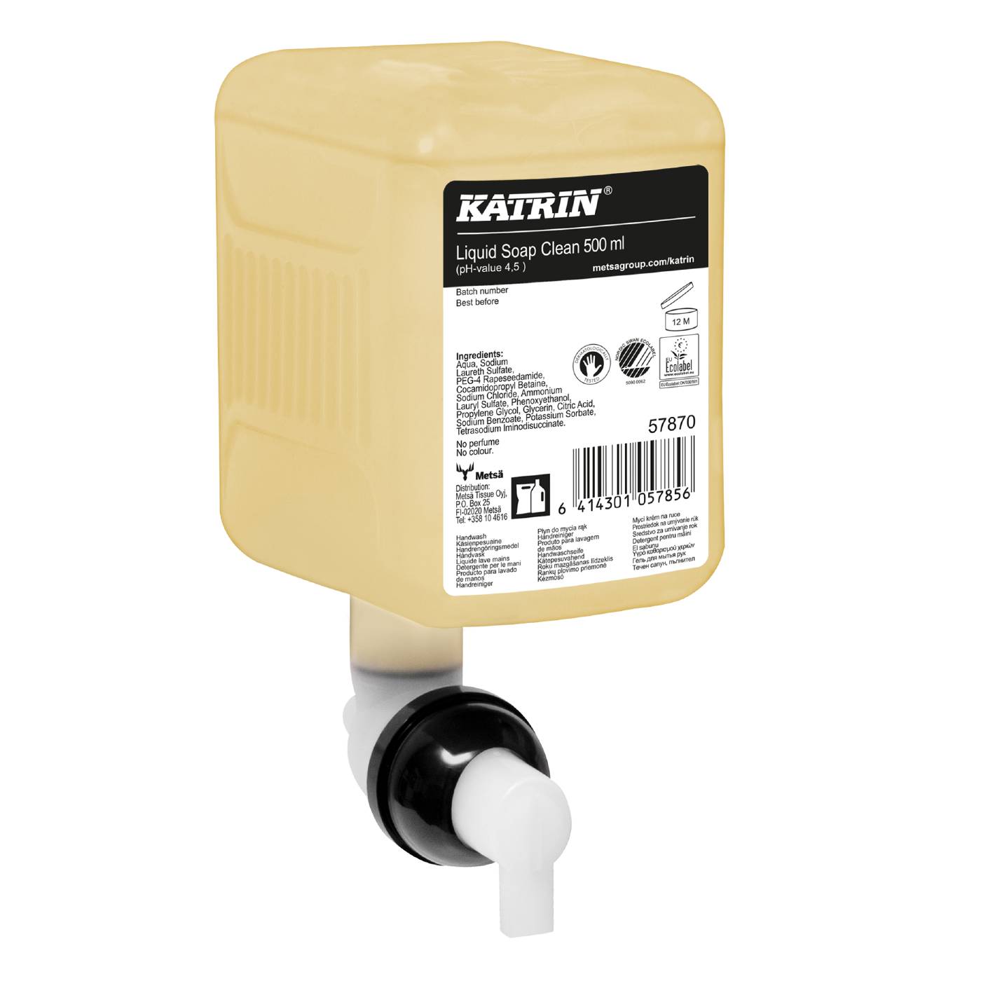 Handtvål Clean Katrin för tvåldispenser 500 ML