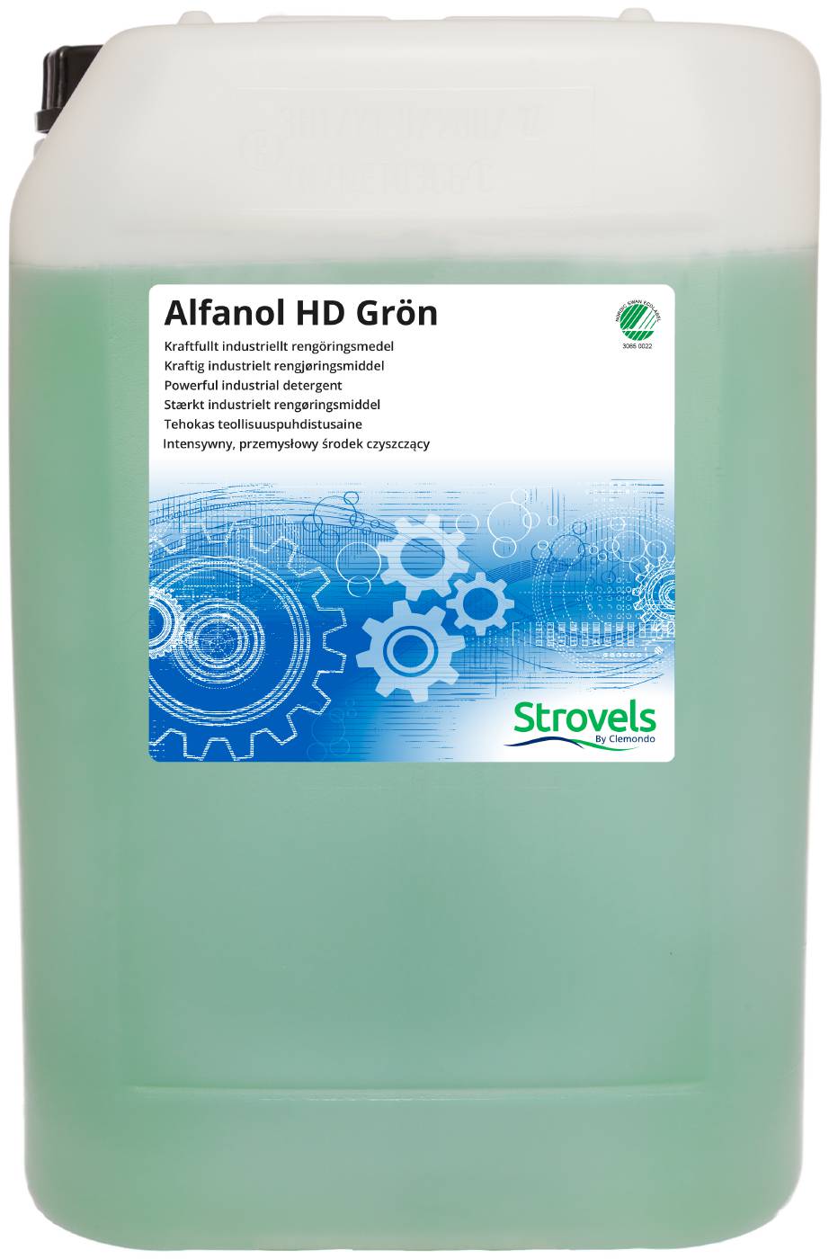 Rengöringsmedel Alfanol HD Grön Strovels