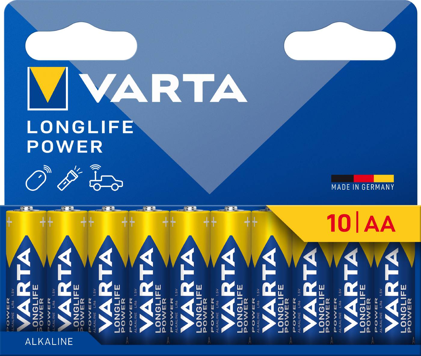 Alkaliska batterier Longlife Power – bild 1