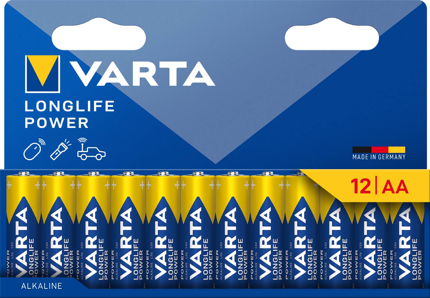 Alkaliska batterier Longlife Power