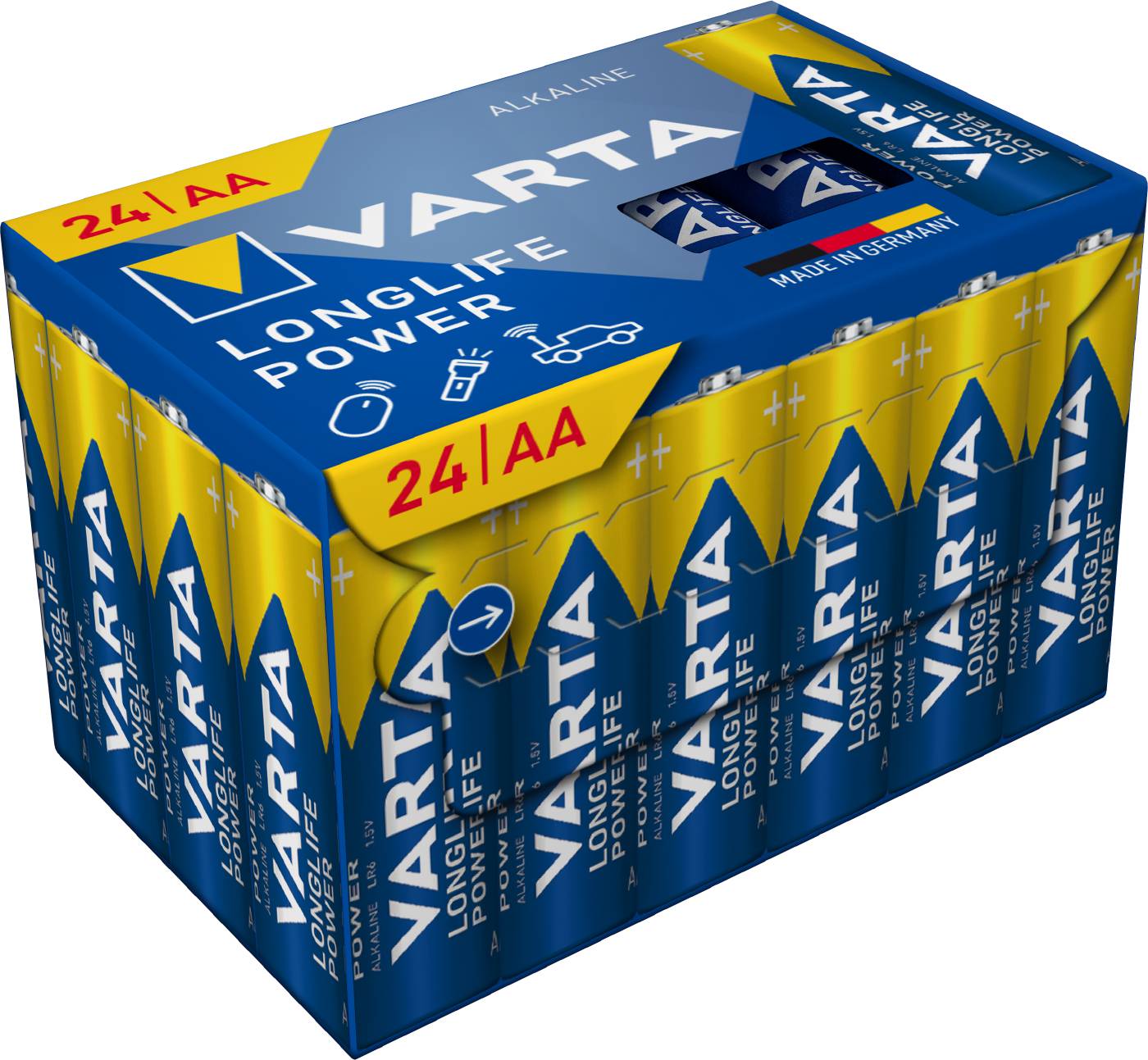 Alkaliska batterier Longlife Power