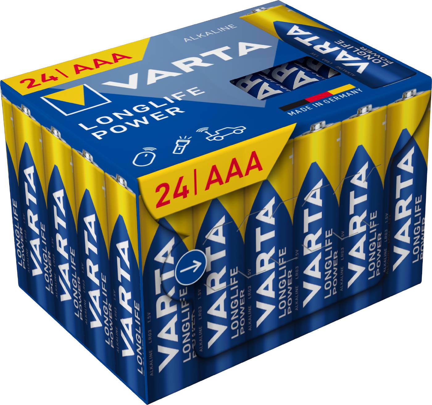 Alkaliska batterier Longlife Power