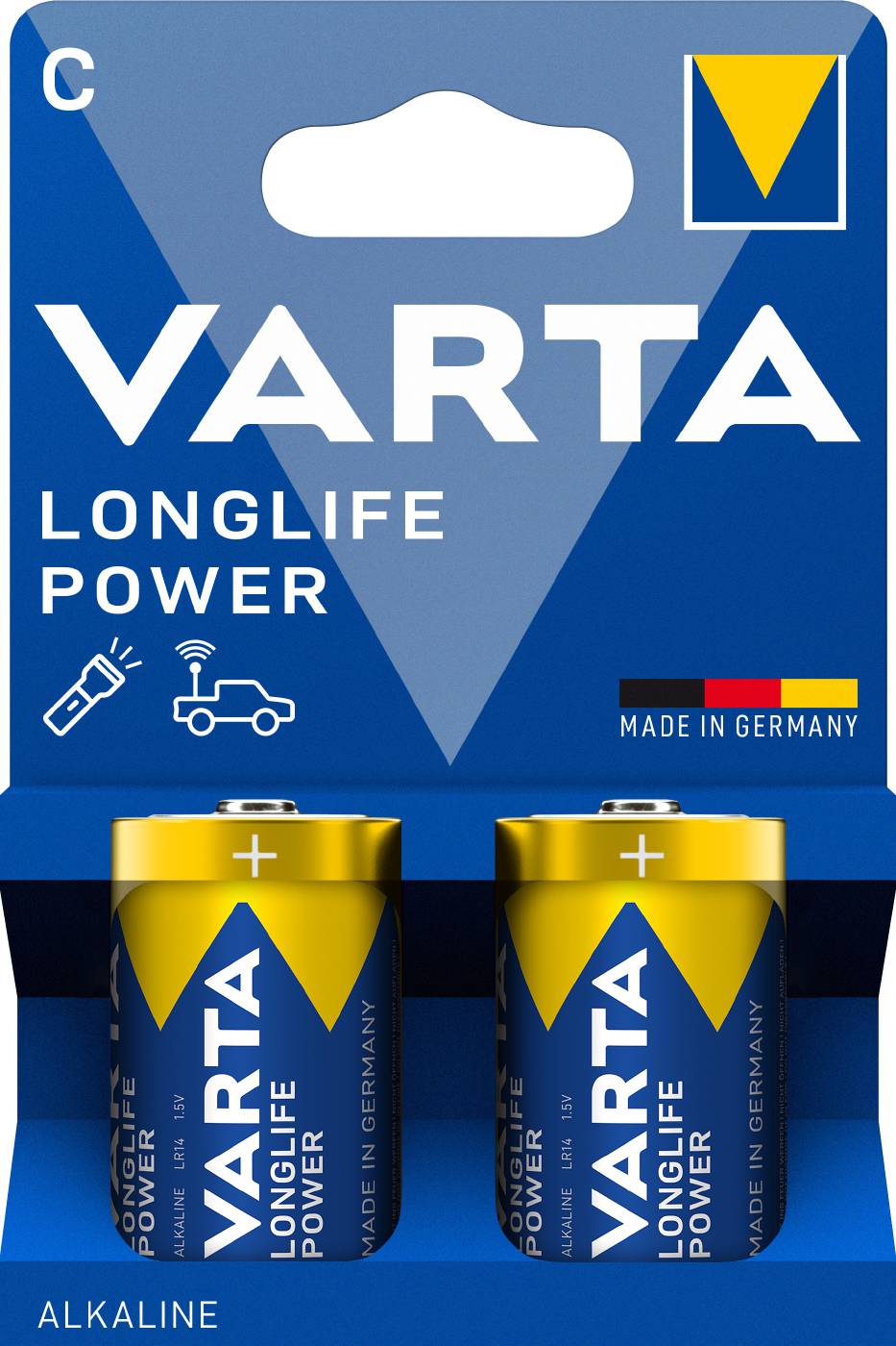 Alkaliska batterier Longlife Power